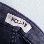 Free People X Rolla's Sailor Wide Leg Washed Black Overalls Photo 7