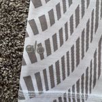 Alo Yoga  Gray and White Patterned Cropped Leggings Photo 4