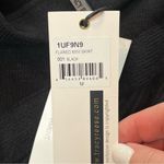 Tracy Reese Anthropologie  Womens SZ Medium Black Flared Mini Skirt Knit Midi NEW Photo 5