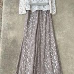 Adrianna Papell  Lace Long Sleeve Gown Photo 0