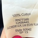 J.Crew  Sequin Anchor Tank Top in Size Medium Navy Blue and White Photo 5