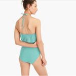 J.Crew NEW! Gingham Ruffle Bandeau One-piece Swimsuit Photo 7