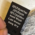 Clara Sun‎ Woo Blouse Sweater Women's Size Medium Office Gray Photo 3