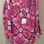 Free People NWT Coral Tides High Neck Floral Romper, Hollyhock Combo, Sz Large Photo 9