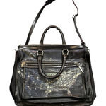 MZ Wallace MZ Wallace Black Nylon Coated Canvas Satellite Britt Tote Bag Purse Photo 0