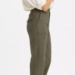 Levi's Levi’s Ribcage Straight Utility Wide Leg Cropped Cargo Pant Olive Night Green 32 Photo 1