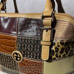 Giani Bernini Animal Print Patchwork Faux Leather Crossbody Medium Photo 8