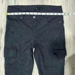 prAna  Low Rise Skinny Cargo Ankle Pants Subtle Gray Argyle Print Casual Size 4 Photo 6