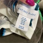 Anthropologie Antibes Blanc x Watercolor Stripe High Low Beachy Maxi Dress M Photo 7