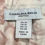 Carolina belle  pull on pants - pink and off white rose pattern - size 10 - NWOT Photo 5