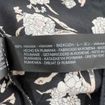 Zara Woman Floral Maxi Dress Premium Collection Pockets Button Front XS‎ Boho Black Photo 4
