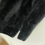 Vintage Velvet Pants Slacks Women Esprit Holiday Christmas Festive High Rise 90s Black Size XS Photo 8