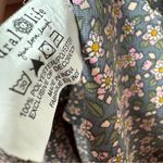 Natural Life Juliette Short Sleeve Midi Maxi Ditsy Floral Dress Gray Large Photo 9