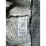 Gray Miles by Madewell Embroidered Trim Crop Oversize Sweatshirt Beautiful, XS Photo 7