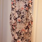 None Floral Sleeveless Maternity Dress - Cream and Pink Photo 0