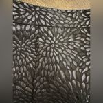 Loft  Shimmer Black Metalic Skirt Petite Size 4 Photo 3