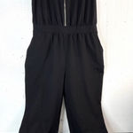 Apt. 9  S Sleeveless Dressy Casual V-Neck Jumpsuit in Black Photo 0