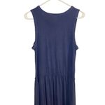 Aerie  Blue Maxi Smock Dress‎ Size Medium Cottage Bohemian Twee Photo 3