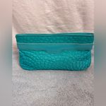 Vera Bradley  Turquoise Quilted Cosmetic Bag Photo 1