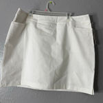 Soft Surroundings  Soft Essential Superla Skort, White, 1x Photo 0