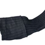 Free People Medium Thermal Top Juicy Cowl Neck Split Back Long Sleeves Black New Photo 6