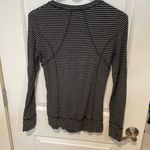 CAbi Charcoal and Black Striped Long Sleeve Top small Photo 4