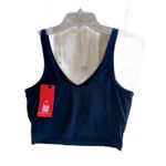 Women’s Longline Sports Bra Wirefree Padded Medium Support Yoga Bras Gym Running Black Photo 2