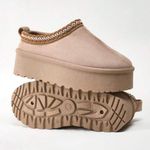 Platform Slippers Tan Size 11 Photo 1