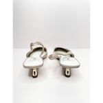 Franco Sarto Pumps Women’s Size 5.5 Gold Slingback Pointed Toe Dress Shoes Photo 4