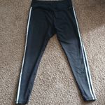 Adidas black and white athletic leggings size large Photo 3
