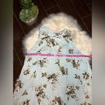 Free People Tree Swing Tunic dress in Mint Green floral sz Medium Photo 7