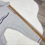 Teacher Alphabet French Terry Mock Neck Tunic Sweater Gray Multi Large Photo 8