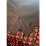 ZARA  Woman Red Heart Baby Doll Dress Size Large Photo 7