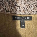 Eileen Fisher Green Cowl Neck Tunic Long Sleeve Petite PM Dressy Evening Top Photo 1