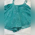 Urban Outfitters  Pins & Needles Lace Green Crop Top Photo 3