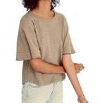Madewell Texture & Thread Flutter-Sleeve Top Size M Photo 0