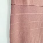 Leith Womens Taupe One-Shoulder Cut-Out Knee-Length Bodycon Bandage Dress Large Photo 1