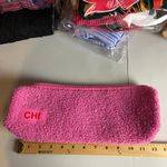 CHI x Barbie Dream Pink Iron Carrying Case Zip Bag Sherpa Fuzzy Soft Travel Photo 3