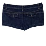 American Rag American Rag Womens Shorts Size 9 Dark Wash Denim Pleated Mid Rise Pocke… Photo 1