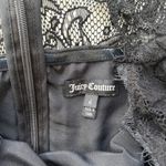 Juicy Couture Black Delicate Lace Mini Dress Size 6 Photo 7