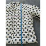 Tommy Hilfiger  White Polka Dot Quilted Jacket With Front Pockets Size‎ XL Photo 5