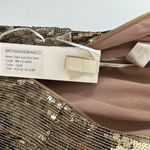 Bronx and Banco  Cherie Gold Maxi Dress Size: XS Photo 14