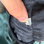 Prada  nylon backpack y2k 2000s in green with leather trim and silver-tone small Photo 2