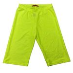 Roma Concept  Green Elastic Waist Pull On Activewear Yoga Gym Biker Shorts Size S Photo 0