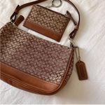 Coach Brown Signature Shoulder Bag & Wallet Photo 1