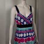 Vineyard Vines Carolina Stripe Maxi Dress Colorful Pattern V Neckline Size 6 D7 Photo 5