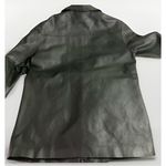 Calvin Klein Calvin Klein Women Black Leather Double Zip Jacket Size L Photo 2