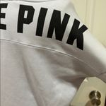 PINK - Victoria's Secret Victoria’s Secret PINK Cowl Neck Sweatshirt – Bluish Purple – Size M Photo 4