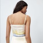 ZARA NWOT  SATIN TIE DYE BODYSUIT Photo 1