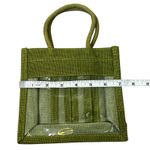 Bella Vita  Mini Tote Bag Womens OS Green Jute Coastal Vacation Boho Photo 6